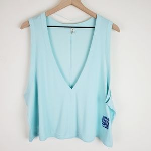 Free People Deep V-Neck Crop Top